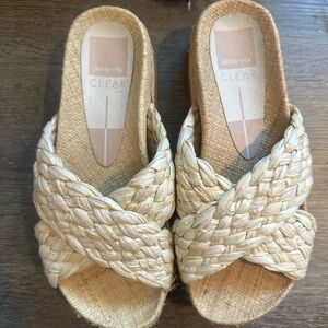 Dolce Vita Beige Woven Espadrilles